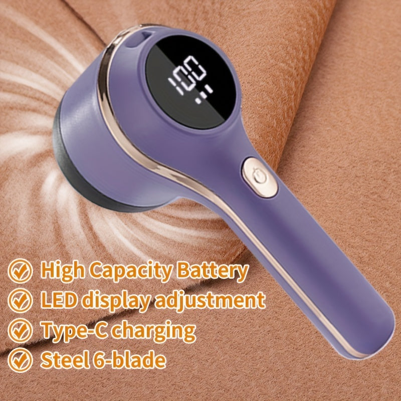 LintZap USB Rechargeable Textile Shaver Portable Lint Remover | Appliance | LED | Plastic/Metal | Functional Home Appliance