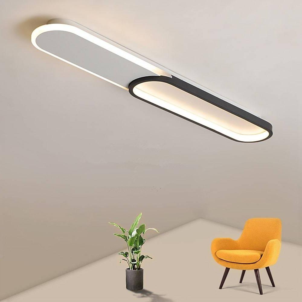 Rectangle Flush Mount Ceiling Light | Ceiling Light | LED | metal | Modern Ceiling Lighting