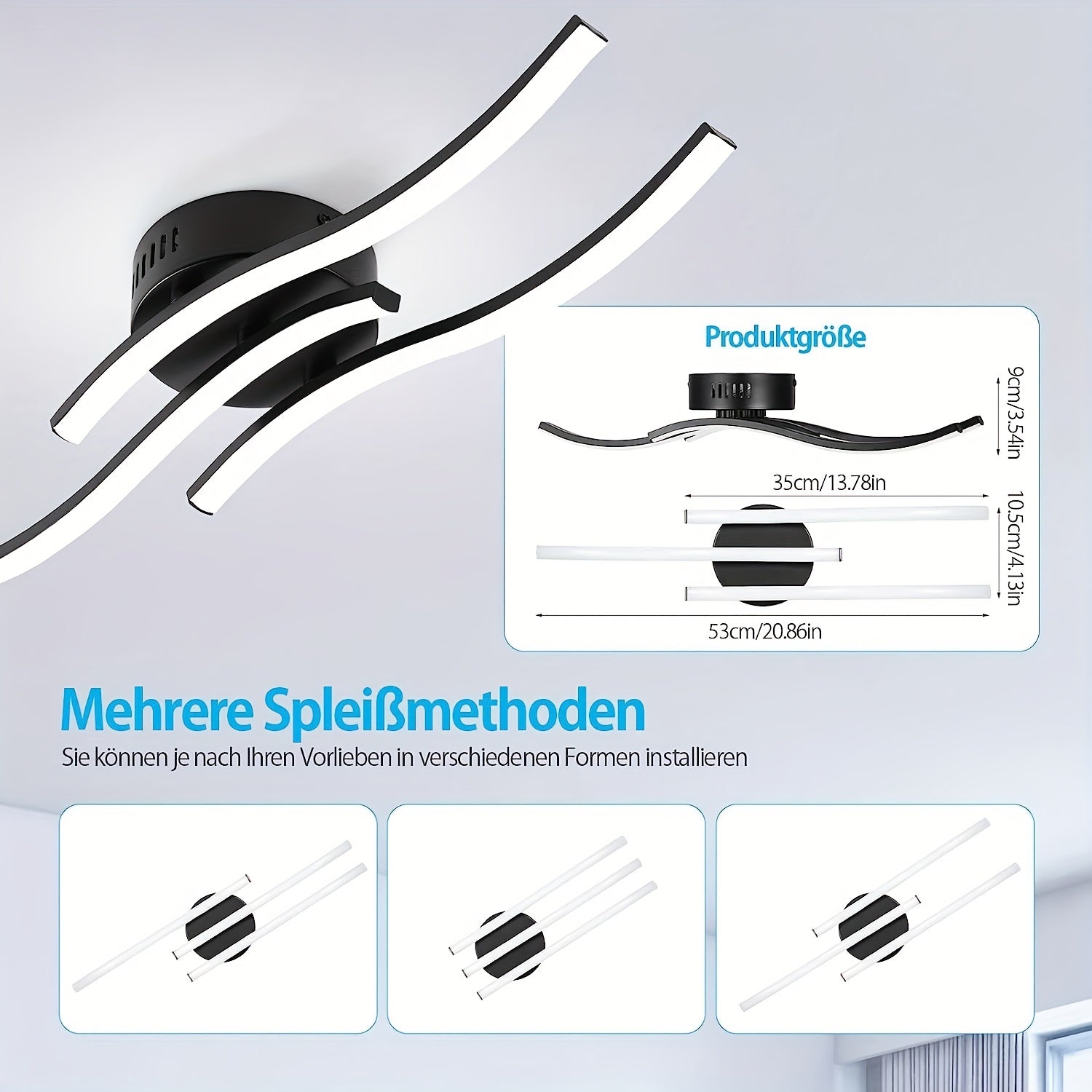 LumaCurve Dimmable Ceiling Lamp | Lighting | LED | aluminum | Premium Lighting Solution