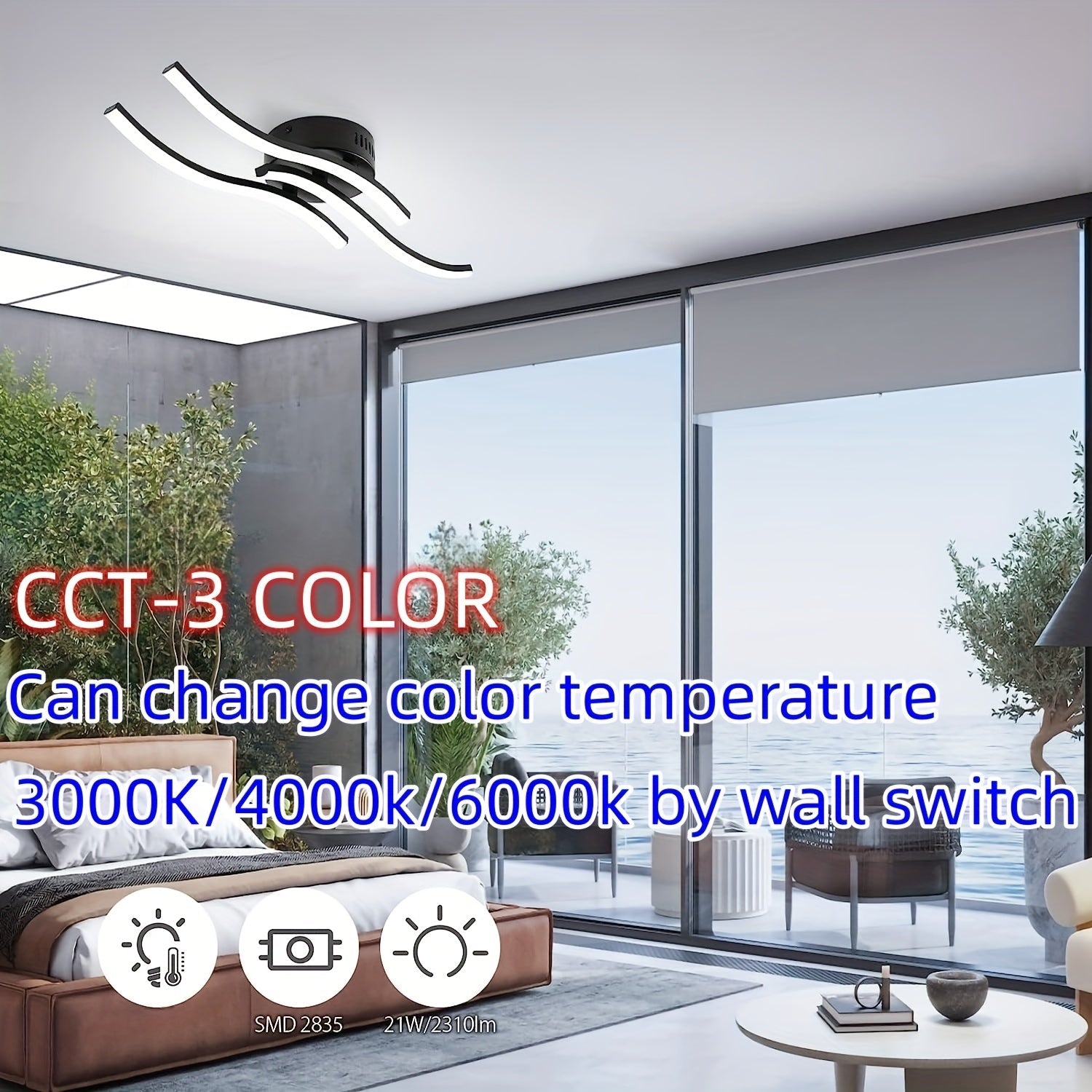 LumaCurve Dimmable Ceiling Lamp | Lighting | LED | aluminum | Premium Lighting Solution