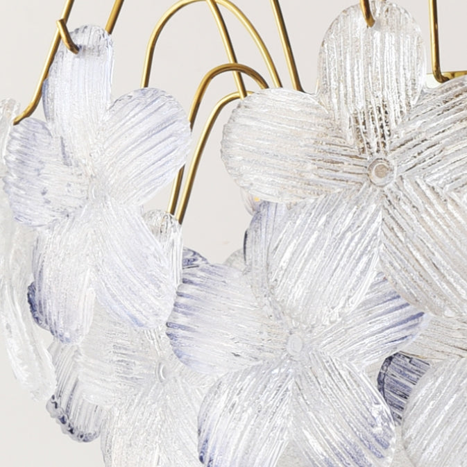 Classic Flower Shaped Stained Glass | Ceiling Light | LED | glass | 110V-120V | Modern Ceiling Lighting