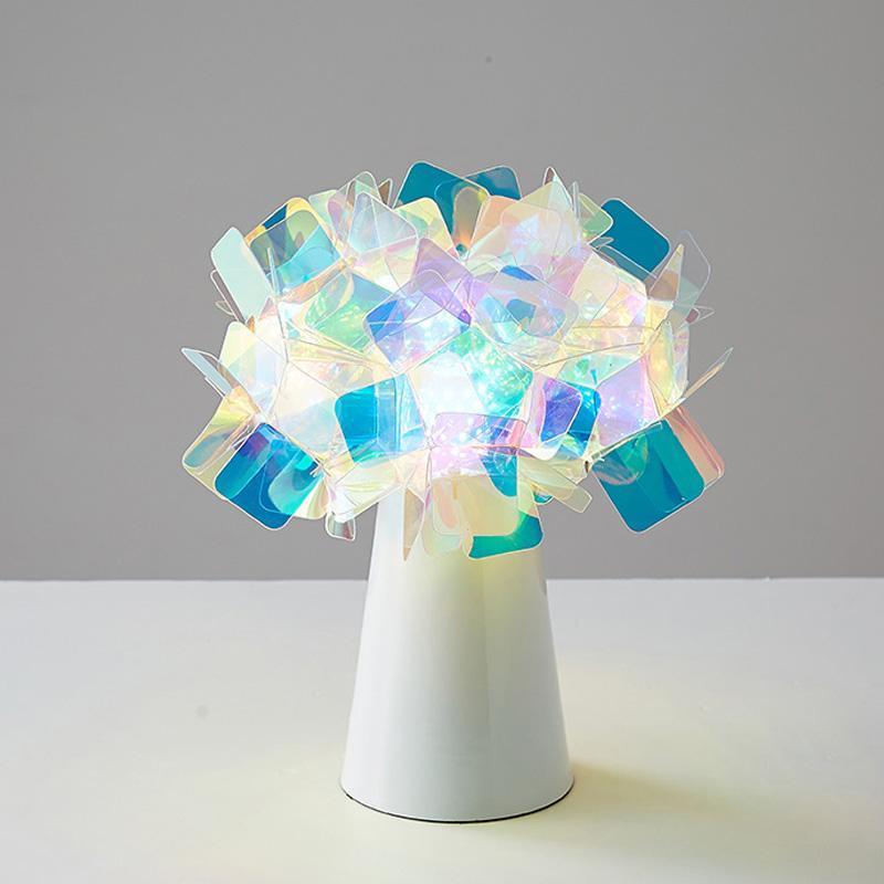 Florivis Artistic Flower Table Lamp | Table Lamp | LED | metal/PVC | 220-240V/110-120V | Sleek Table Accent