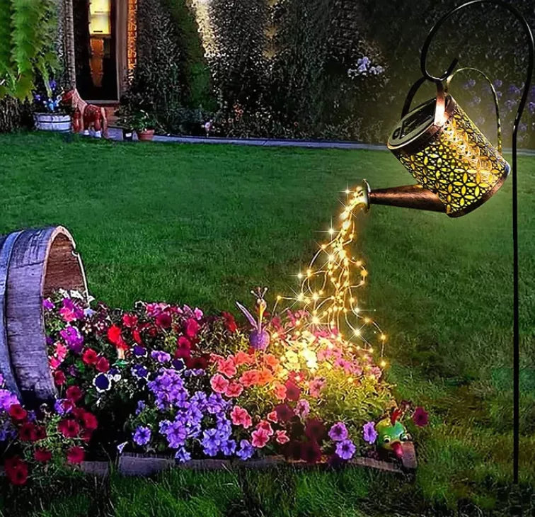 Enchanted Watering Can, Solar Powered | Lighting | LED | warm white | copper/iron/metal | Premium Lighting Solution