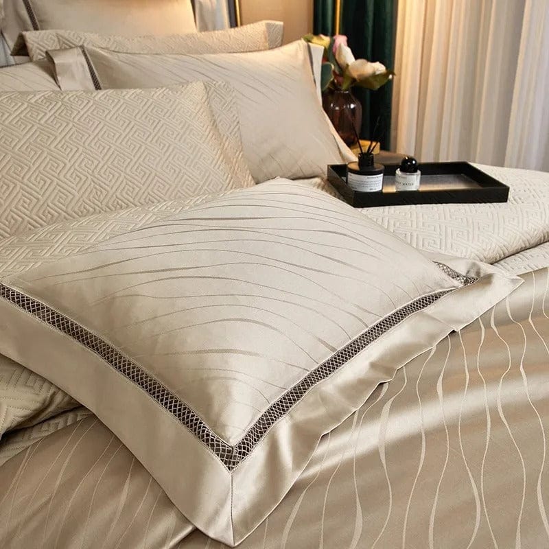 Elegance Gold Duvet Cover Set (Egyptian | Duvet cover | cotton | Premium quality bedding for ultimate comfort