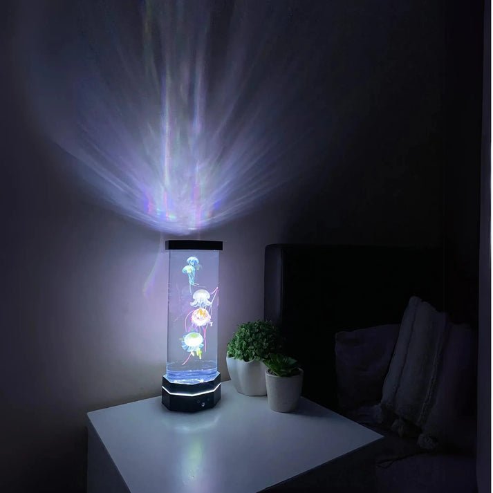 Aquarium Table Lamp Soothing Mood | Table Lamp | LED | Sleek Table Accent