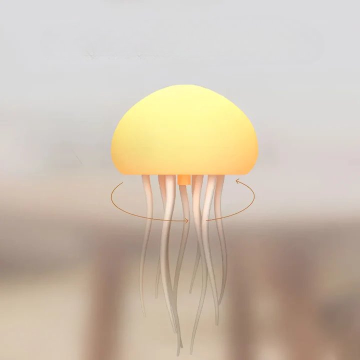 JellyVynx Lamp Magical Dancing Jellyfish | Table Lamp | LED | Resin/Plastic | Sleek Table Accent