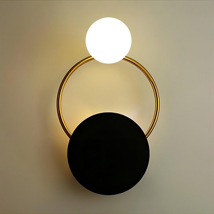 Modern Atmosphere Three Circle Wall | Wall Lamp | glass/metal | Elegant Wall Illumination