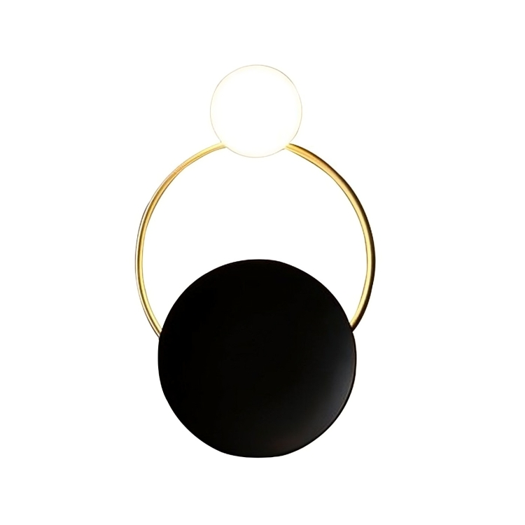 Modern Atmosphere Three Circle Wall | Wall Lamp | glass/metal | Elegant Wall Illumination