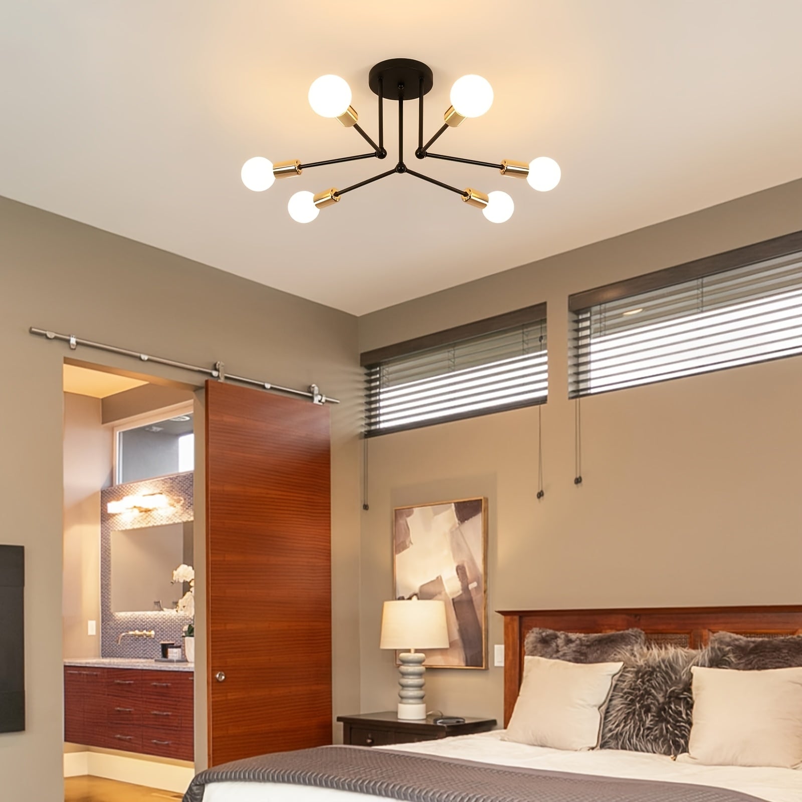 RetroLicht Industrial 6-head Ceiling Lamp | Lighting | metal | Premium Lighting Solution