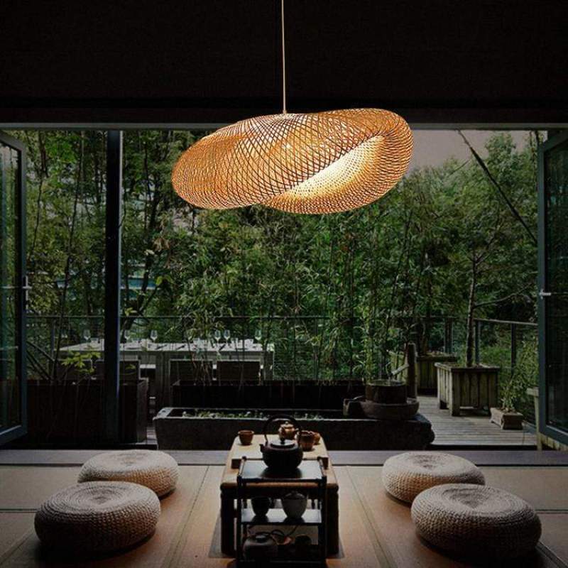 ZenBamboo Hanging Lamp Bulbs made | Lighting | LED | Warm White | 220V | Premium Lighting Solution