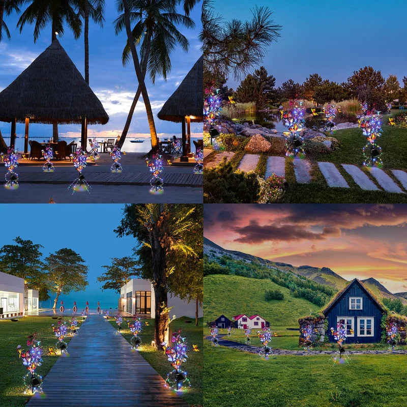 Packages Solar Outdoor Butterfly Lights | Lighting | copper/plastic | Premium Lighting Solution