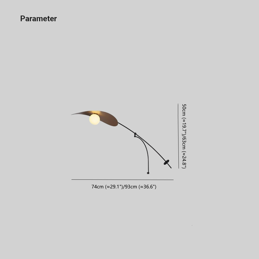 Carins Modern Wall Lamp, Arch, | Wall Lamp | glass/metal | 110V - 240V | Elegant Wall Illumination