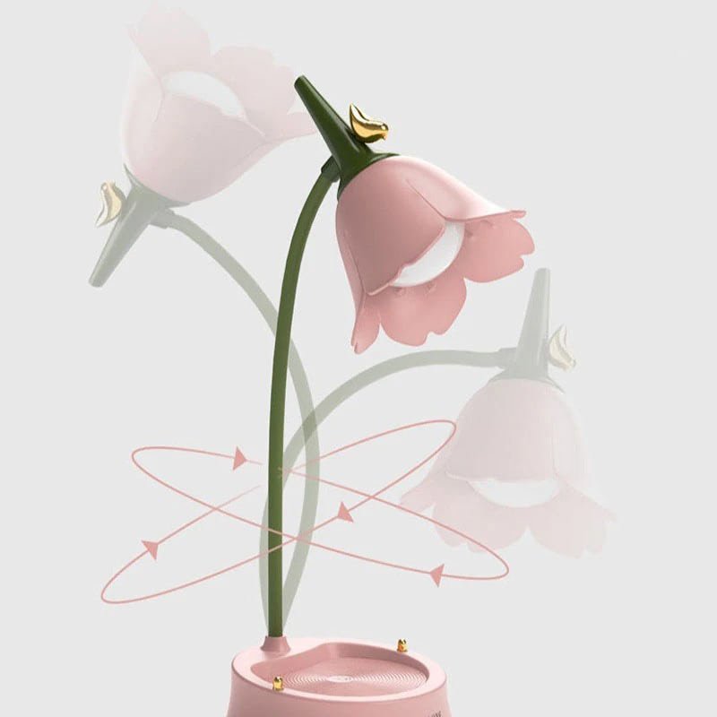 LumoraBloom Fairytale Flower Table Lamp, | Table Lamp | Plastic | Sleek Table Accent