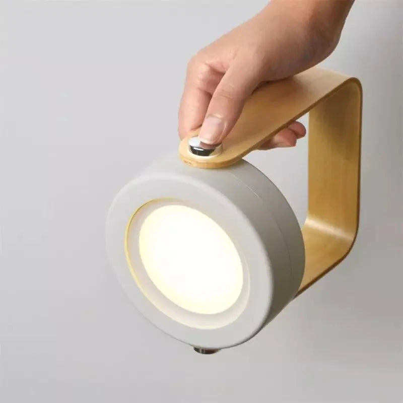 GlowLuma Portable Table Lamp Stylish | Table Lamp | LED | plastic | Sleek Table Accent
