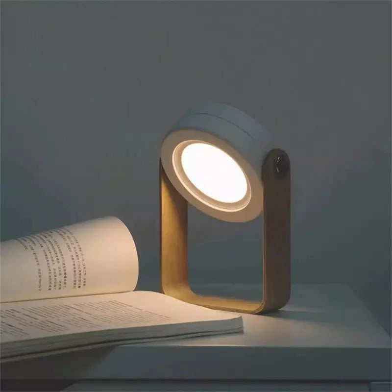 GlowLuma Portable Table Lamp Stylish | Table Lamp | LED | plastic | Sleek Table Accent