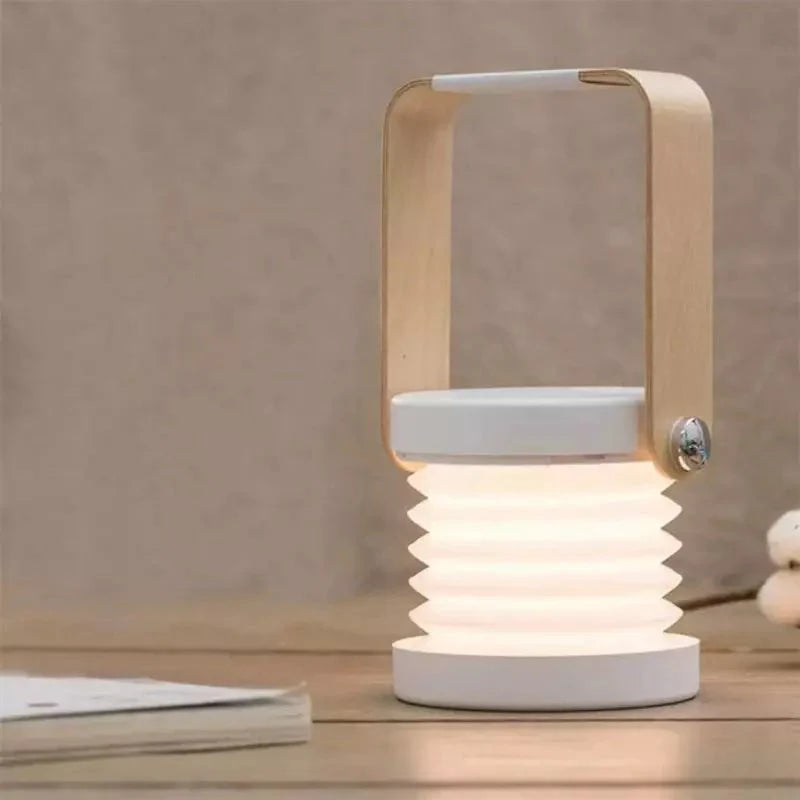 GlowLuma Portable Table Lamp Stylish | Table Lamp | LED | plastic | Sleek Table Accent