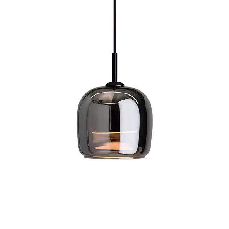 NobleShine Scandinavian black glass hanging | Lighting | LED | warm white | glass | 12W | Premium Lighting Solution