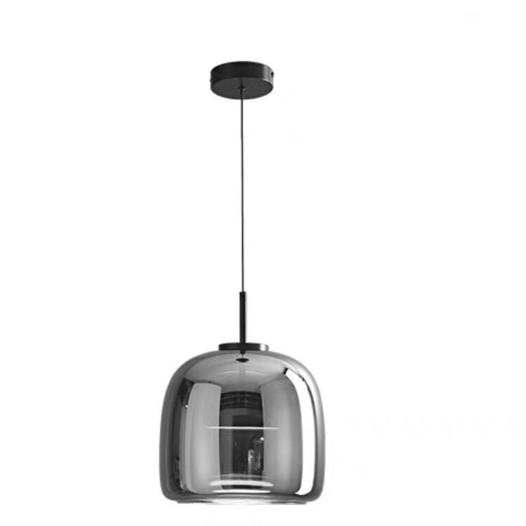 NobleShine Scandinavian black glass hanging | Lighting | LED | warm white | glass | 12W | Premium Lighting Solution