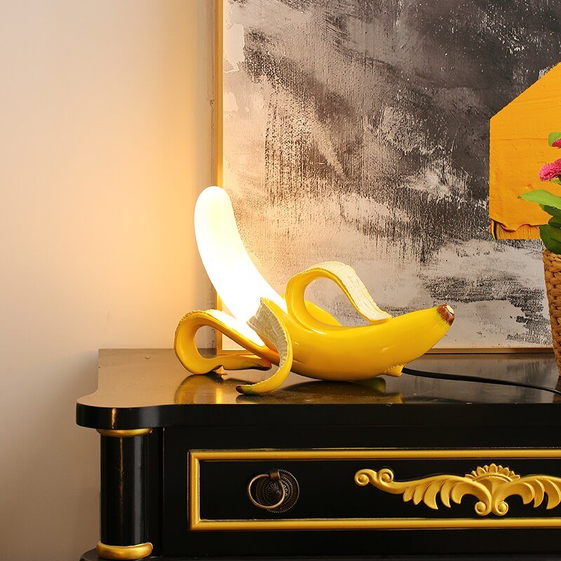 Lumora™ Deco Banana Lamp Unique | Table Lamp | LED | Resin | 90-260V | Sleek Table Accent