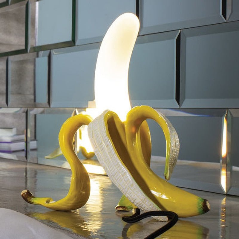 Lumora™ Deco Banana Lamp Unique | Table Lamp | LED | Resin | 90-260V | Sleek Table Accent