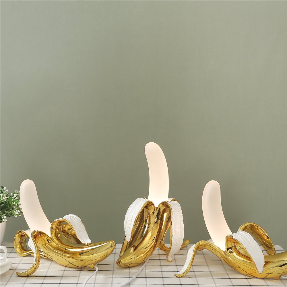 Lumora™ Deco Banana Lamp Unique | Table Lamp | LED | Resin | 90-260V | Sleek Table Accent