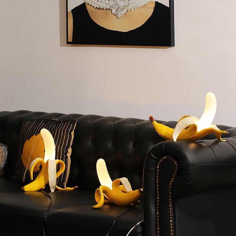 Lumora™ Deco Banana Lamp Unique | Table Lamp | LED | Resin | 90-260V | Sleek Table Accent