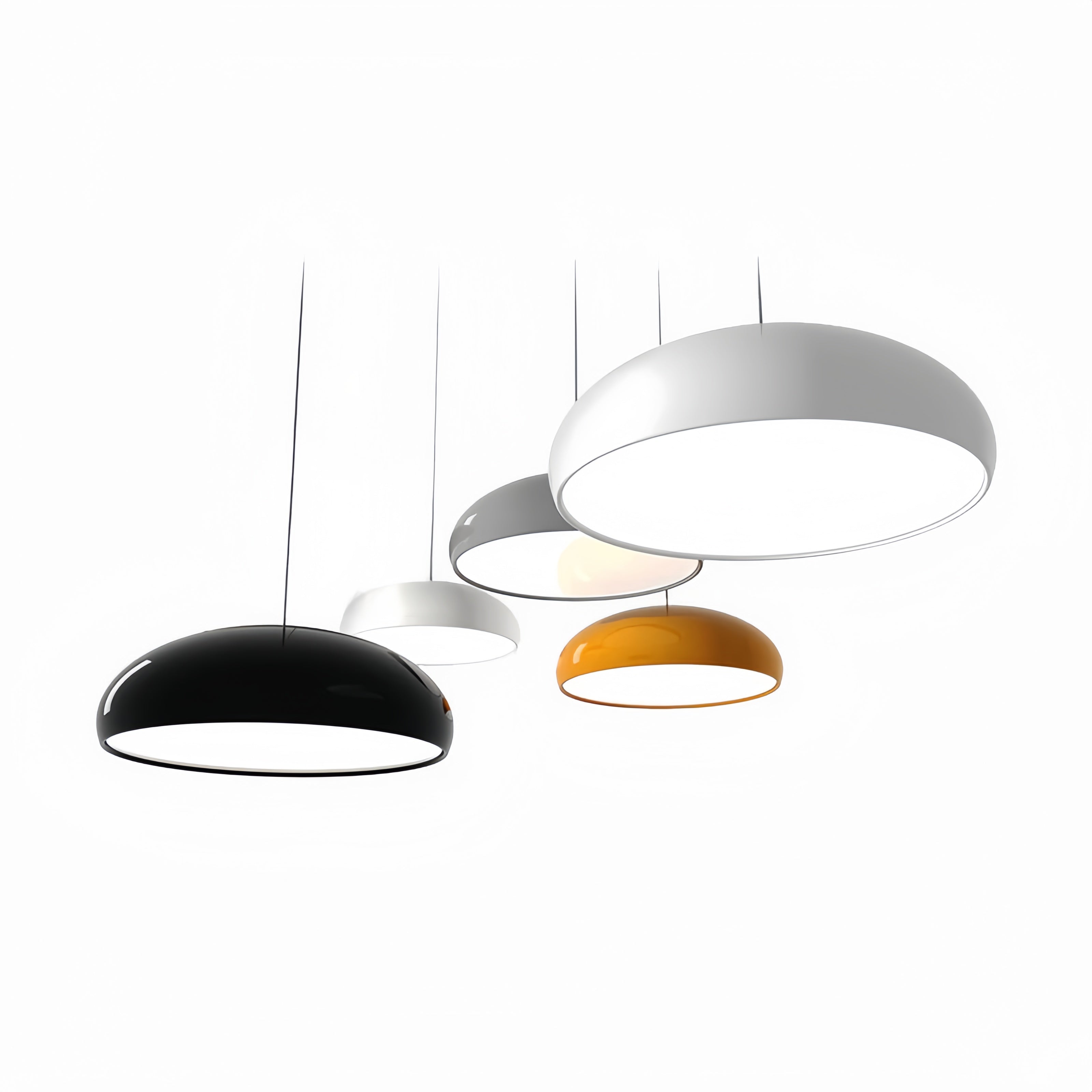 Celestia Round Hanging Lamps White | Lighting | LED | metal | Premium Lighting Solution