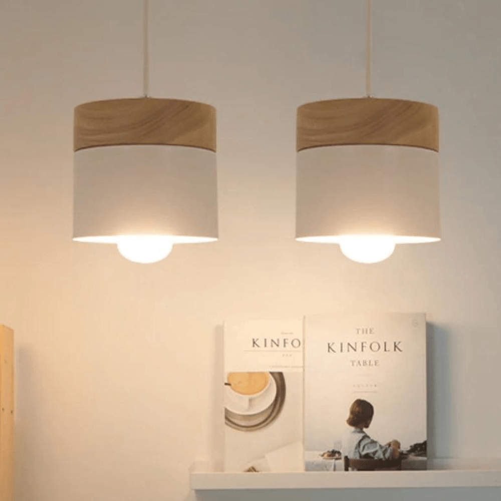 Cylindrical Hanging Lamp Luxury Design | Lighting | LED | warm white | iron/metal/wood | 5W | Premium Lighting Solution