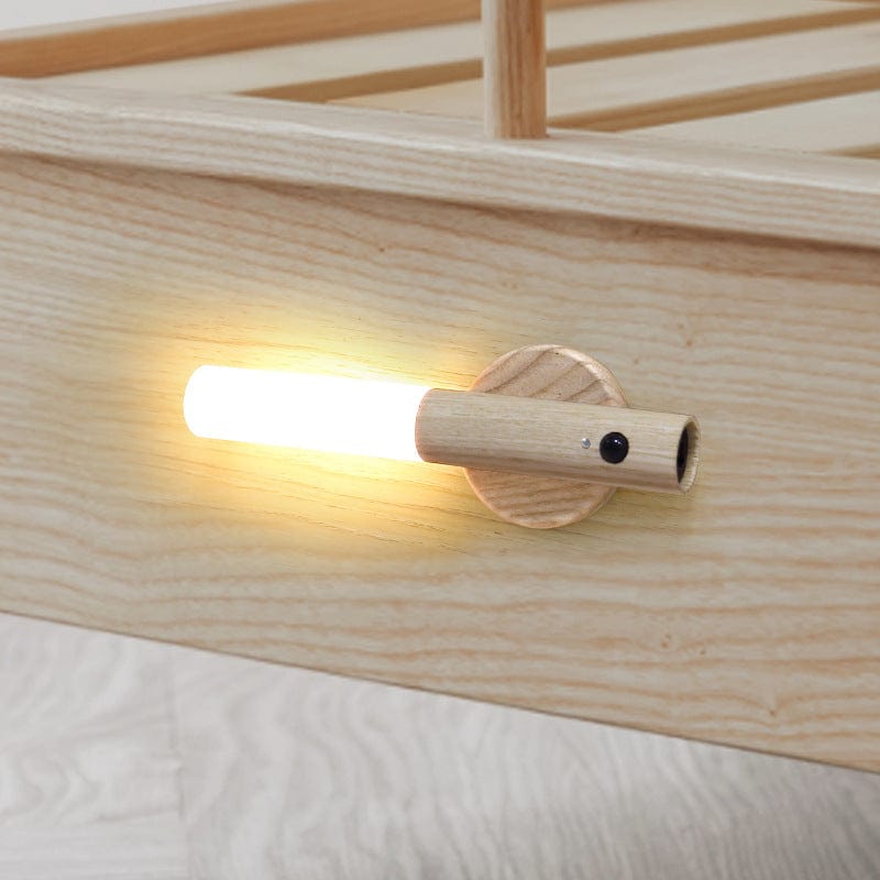 GlowSense Wooden Smart Wall Lamp | Wall Lamp | Led | Warm White | plastic/wood | Elegant Wall Illumination