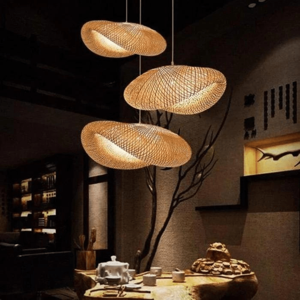 Design Rattan Hanging Lamp | Lighting | wood | 60 W | 220-240 V | Premium Lighting Solution