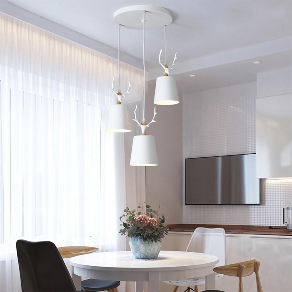 Light Antler Design Classic Chandelier | Ceiling Light | LED | metal | 60W | 110-120V | Modern Ceiling Lighting
