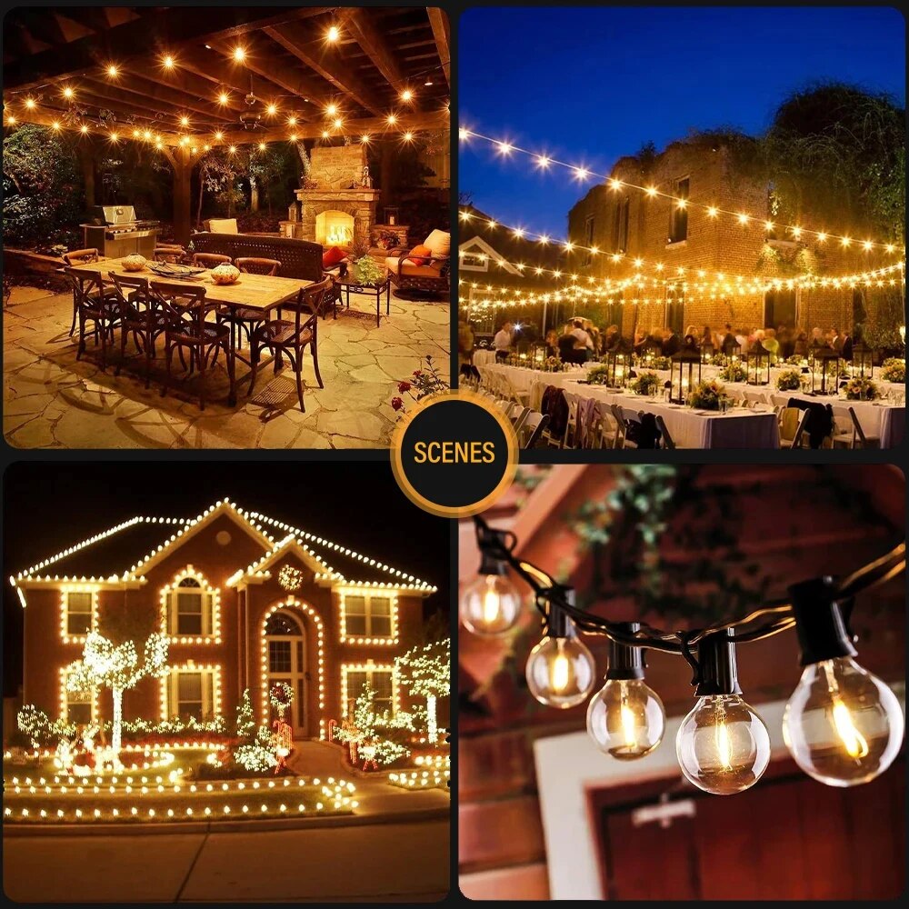 StarlightStrings Outdoor String Lights | Lighting | 220V | Premium Lighting Solution