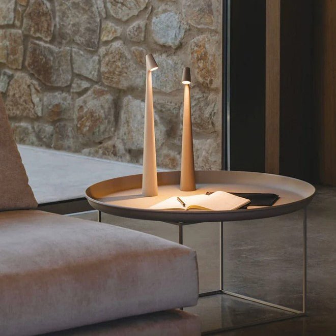 Nordika™ Minimalist Wireless Table Lamp | Table Lamp | LED | wood/ABS | Sleek Table Accent