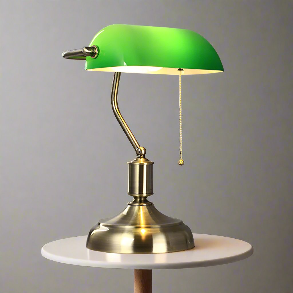 Glacette Luxury Table Lamp Classic | Table Lamp | Fabric/Glass/metal | Sleek Table Accent