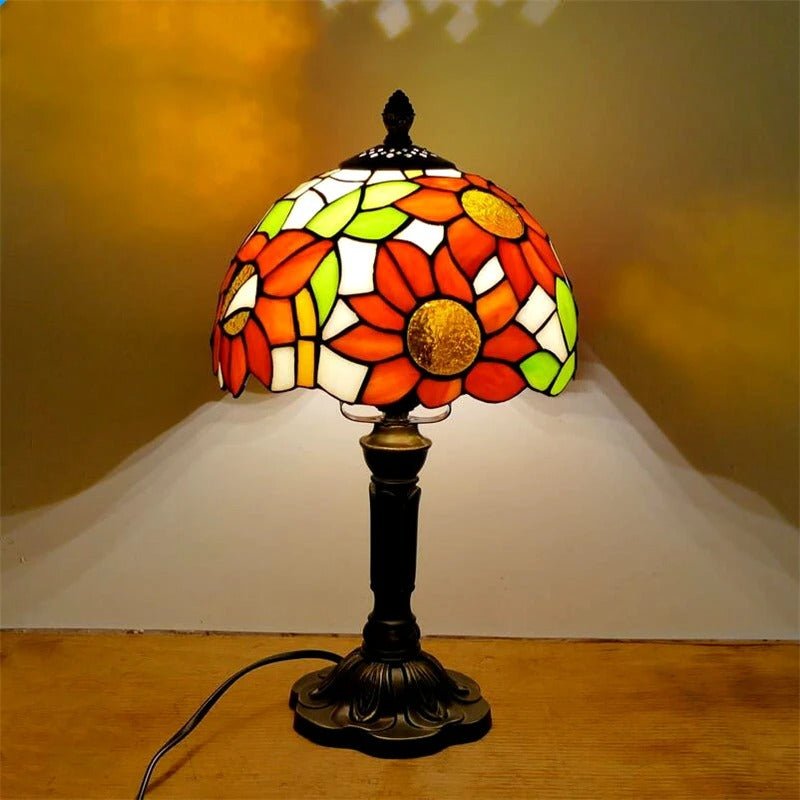 Vintage Table Lamp Baroque Style | Table Lamp | LED | glass/metal | Sleek Table Accent