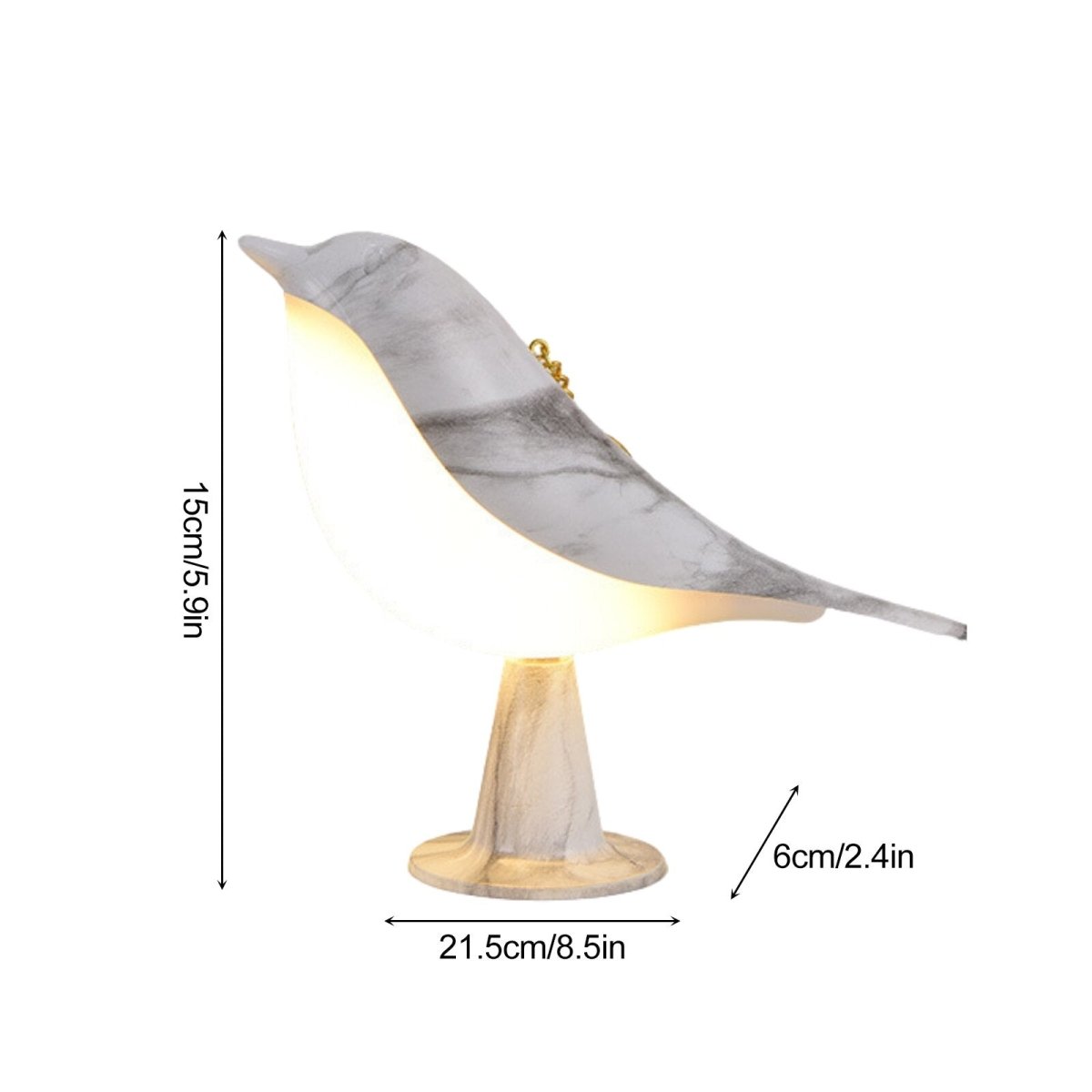 Design Bird Lamp Modern Table | Table Lamp | LED | 6-10W | Sleek Table Accent