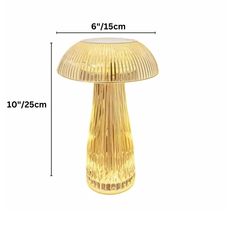 Noryth Ribbed Glass Table Lamp | Table Lamp | LED | glass | Sleek Table Accent