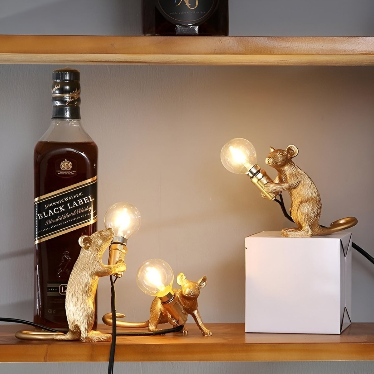 Mouse Table Lamp Unique | Table Lamp | LED | resin | 90V-260V | Sleek Table Accent