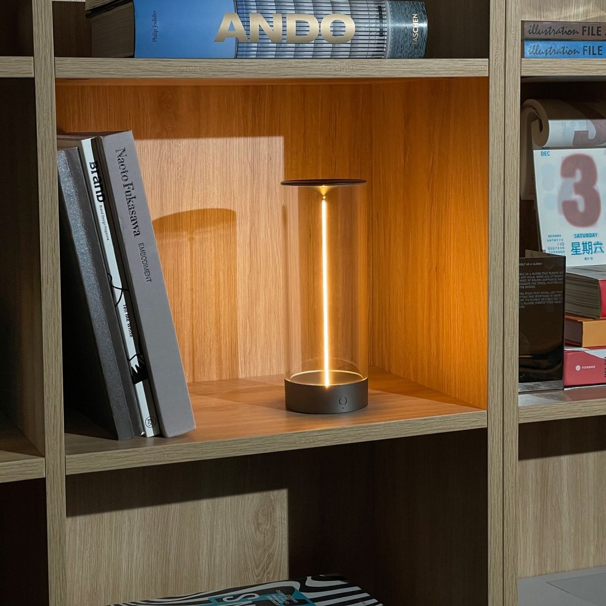 NordicGlow™ Table Lamp Minimalist Table | Table Lamp | LED | Warm White | glass/metal | 5W | Sleek Table Accent