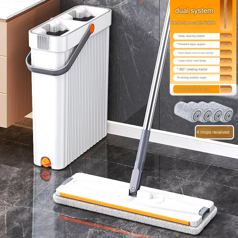 MopMaster Ultra-thin self-winding magic mop household | Appliance | Microfiber Fabric | Functional Home Appliance