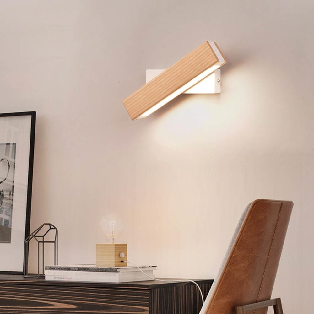 HoutéGlow Table Lamp Modern Wooden | Table Lamp | LED | Warm White | wood/metal | Sleek Table Accent