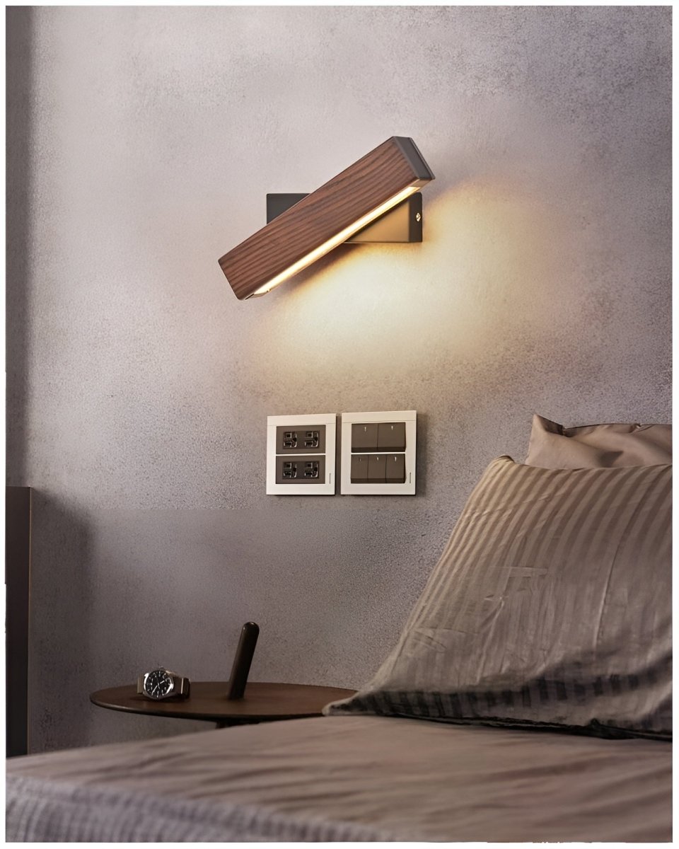 HoutéGlow Table Lamp Modern Wooden | Table Lamp | LED | Warm White | wood/metal | Sleek Table Accent