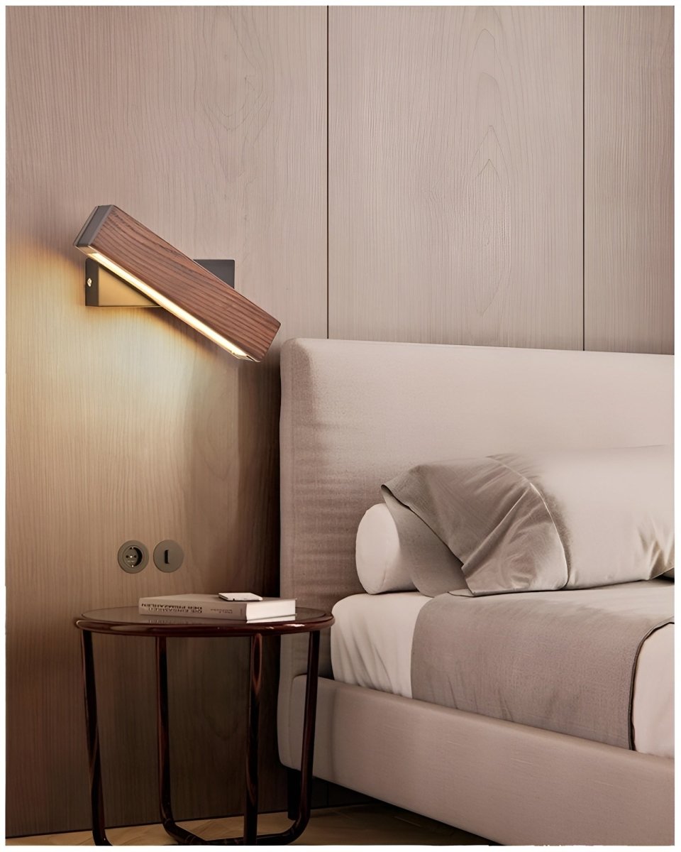 HoutéGlow Table Lamp Modern Wooden | Table Lamp | LED | Warm White | wood/metal | Sleek Table Accent