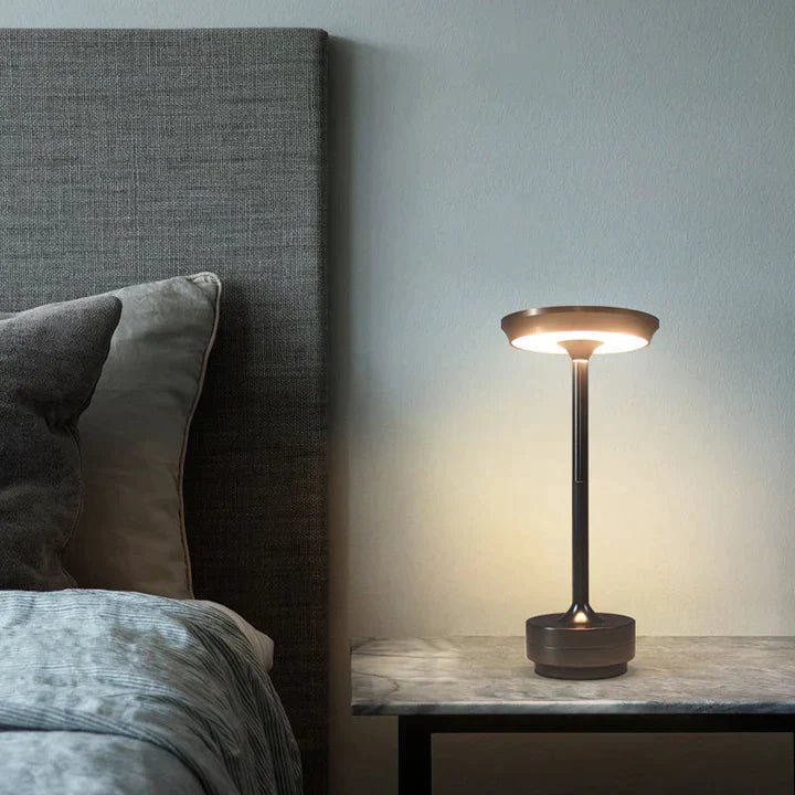 Lumevo™ Luxury Wireless Table Lamp | Table Lamp | LED | steel/aluminum | Sleek Table Accent