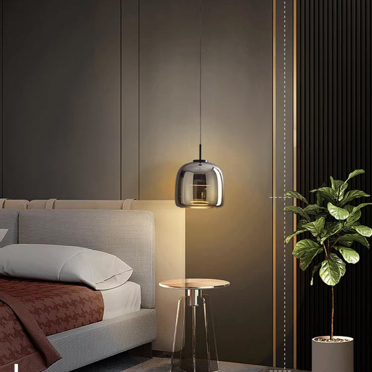 NobleShine Scandinavian black glass hanging | Lighting | LED | warm white | glass | 12W | Premium Lighting Solution