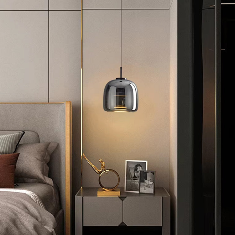 NobleShine Scandinavian black glass hanging | Lighting | LED | warm white | glass | 12W | Premium Lighting Solution