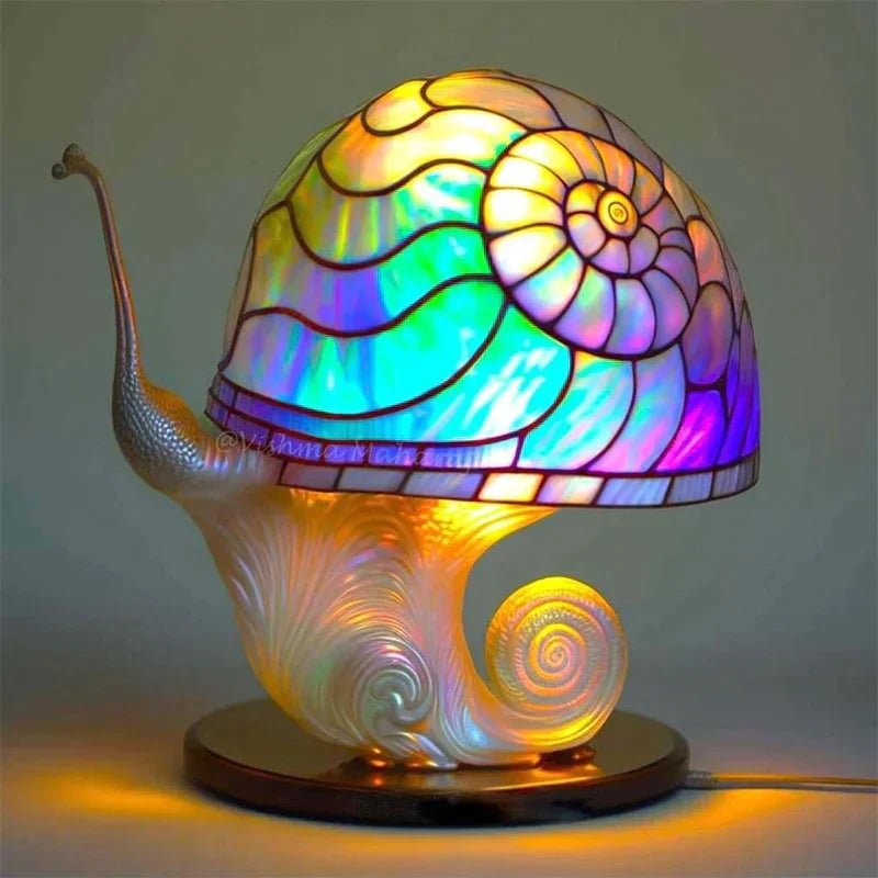 GlowMuse Lamp Magic Mosaic Table | Table Lamp | LED | resin/glass | Sleek Table Accent