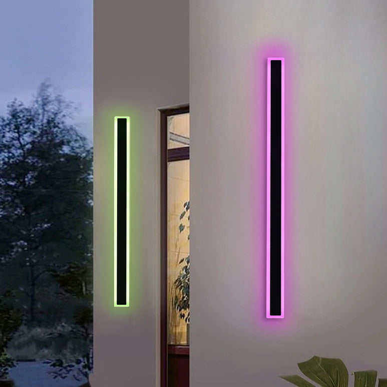Grand Linear Minimalist Outdoor Wall | Wall Lamp | Led | Elegant Wall Illumination