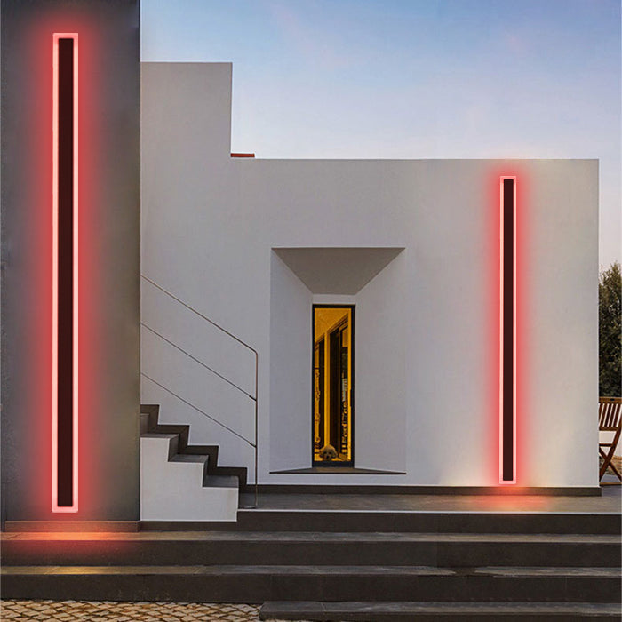 Grand Linear Minimalist Outdoor Wall | Wall Lamp | Led | Elegant Wall Illumination