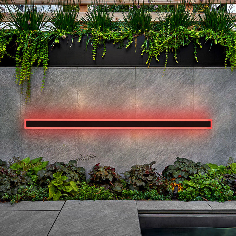 Grand Linear Minimalist Outdoor Wall | Wall Lamp | Led | Elegant Wall Illumination